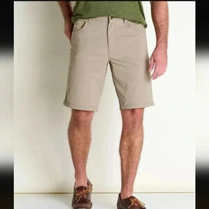 Toad&Co Rover II canvas shorts size 38 khaki